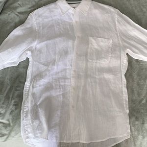 Uniqlo Premium Linen Long-Sleeve Shirt M